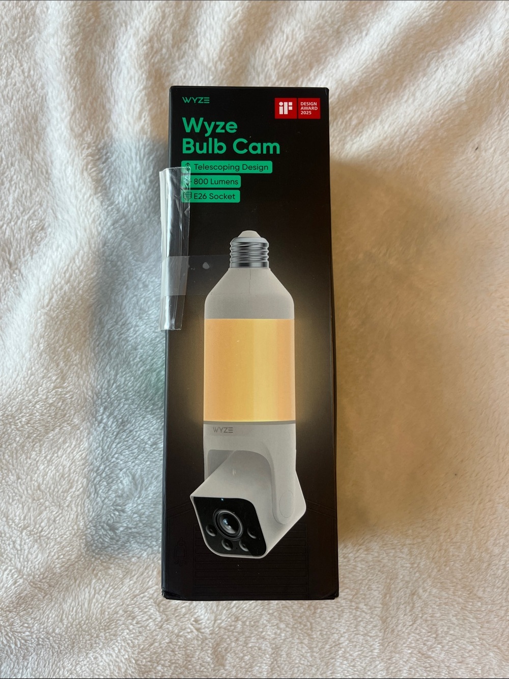 Wyze Bulb Cam - White and Yellow Accent
